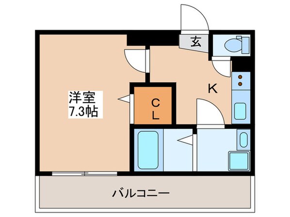 ﾌﾞﾗｲｽﾞ高井戸DUEの物件間取画像